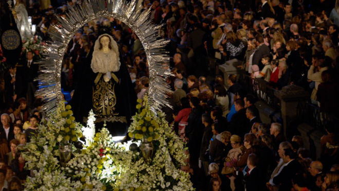 Imagen de una Virgen en la Semana Santa de Las Palmas de Gran Canaria / AYUNTAMIENTO DE LAS PALMAS DE GRAN CANARIA 