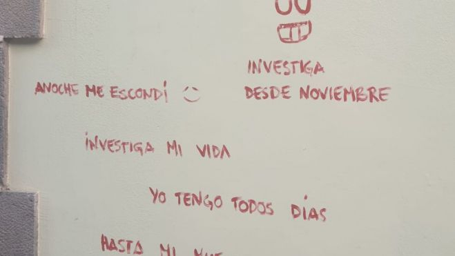 Ataque en la fachada de la Diputación del Común de Canarias en la calle Cano