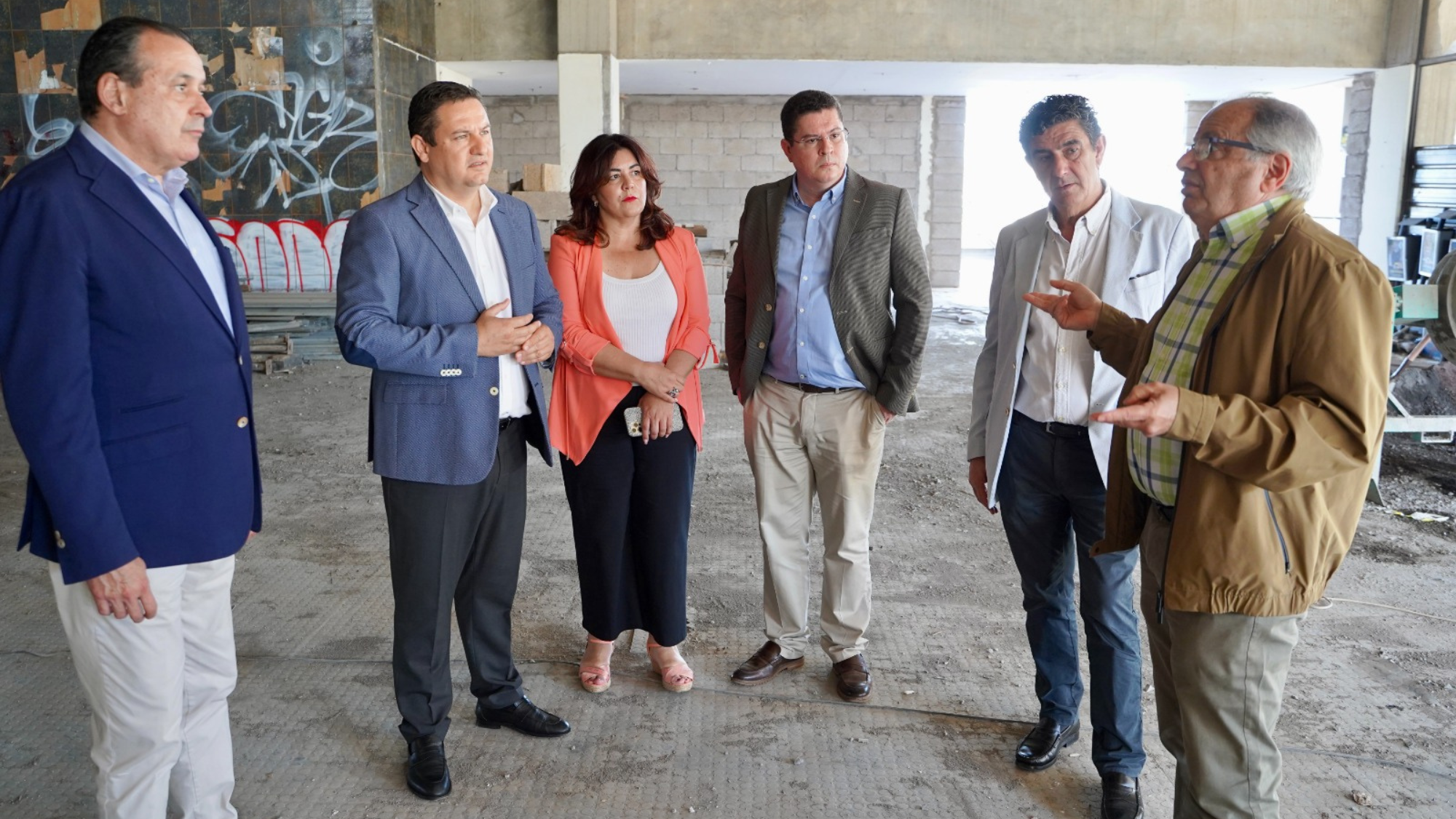 El consejero de Sanidad del Gobierno de Canarias, Blas Trujillo realizó esta mañana una visita al local en el que se ubicará el nuevo Consultorio Periférico de Las Galletas / CONSEJERÍA DE SANIDAD