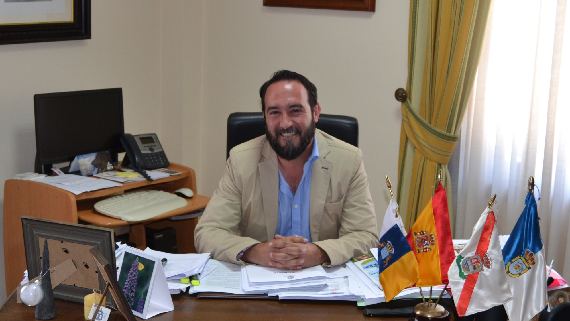 Marcos Lorenzo, alcalde del municipio de Tijarafe. Viceconsejero Seguridad y Emergencia.  / Ayuntamiento de Tijarafe 