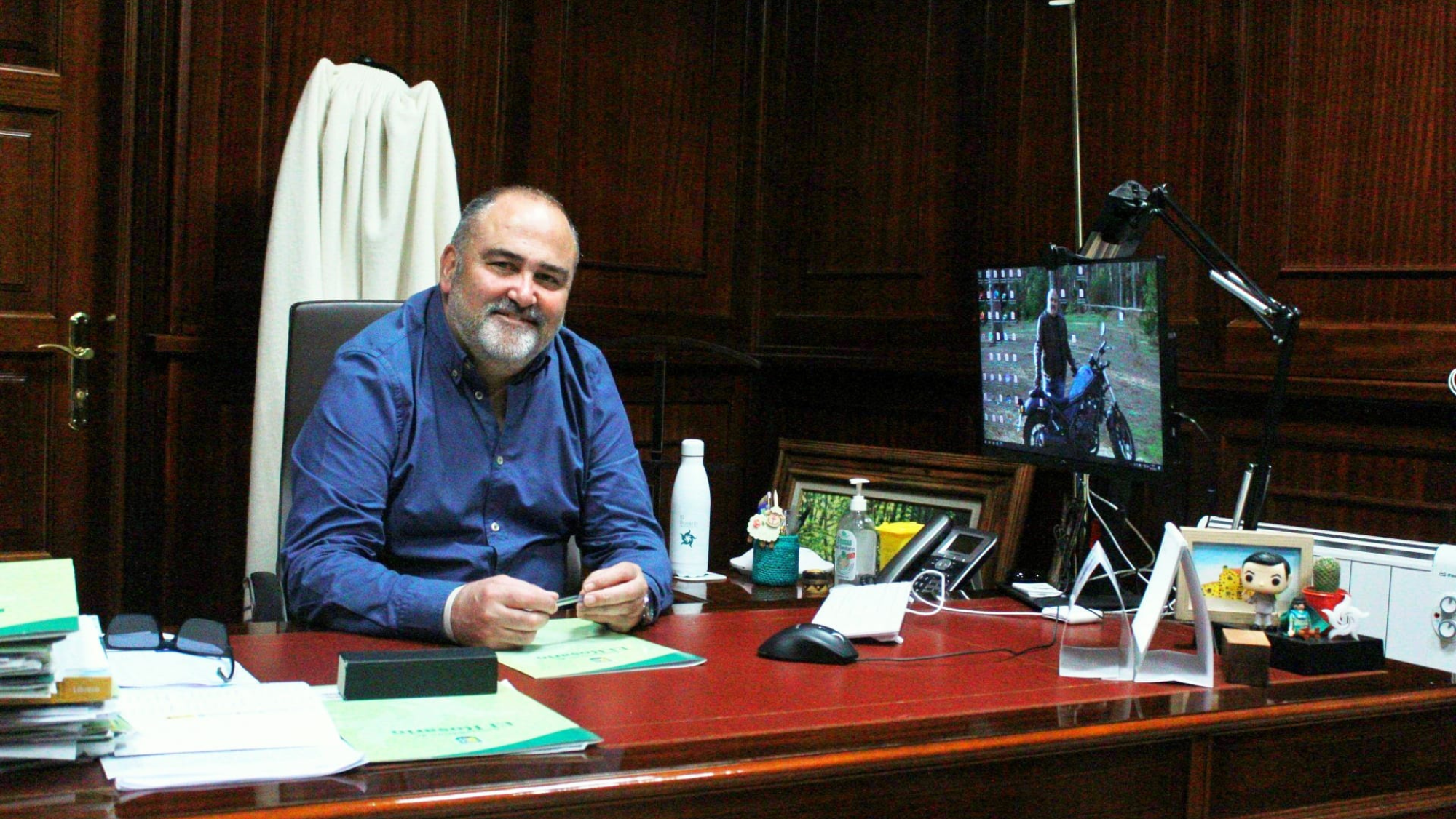 Escolástico Gil, alcalde de El Rosario./ ÁLVARO OLIVER - ATLÁNTICO HOY