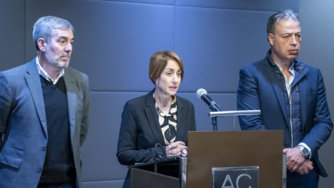 Fernando Clavijo, Onalia Bueno y Antonio Ortega / AYUNTAMIENTO DE MOGÁN