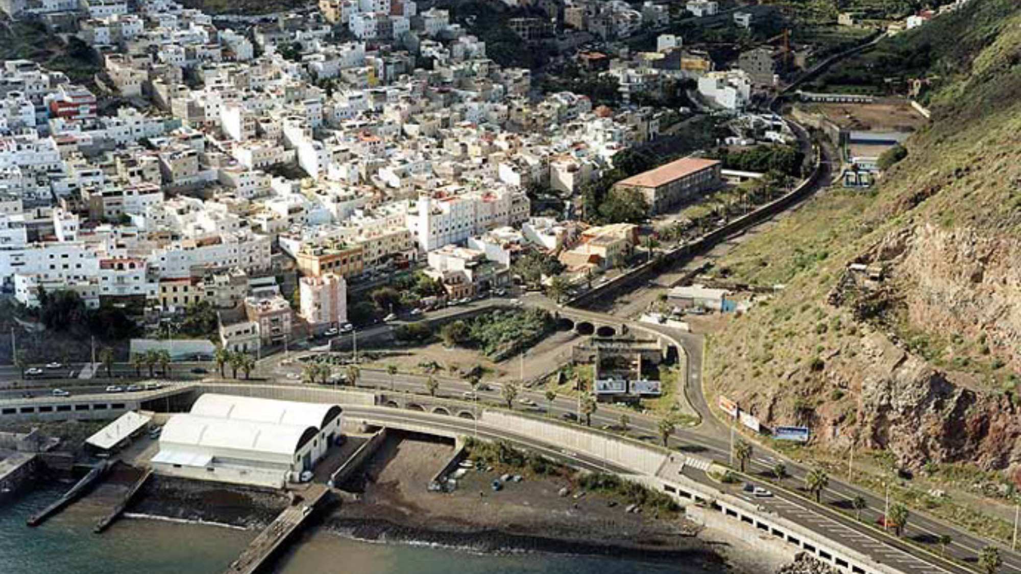 Vista aérea de Valleseco. / ARCHIVO Vista aérea de Valleseco. / ARCHIVO