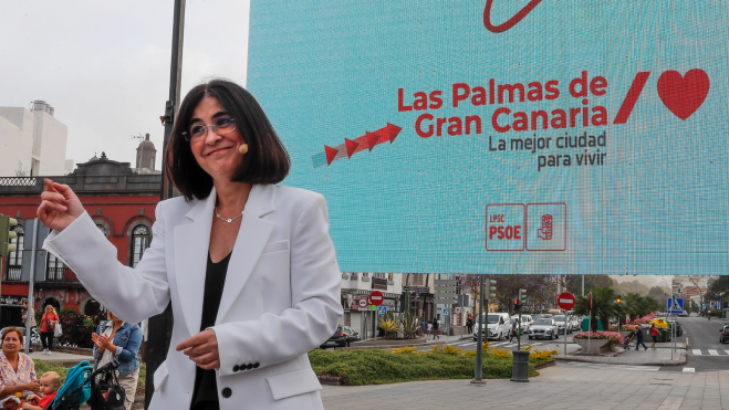 Carolina Darias durante la presentación del proyecto / EFE - ELVIRA URQUIJO