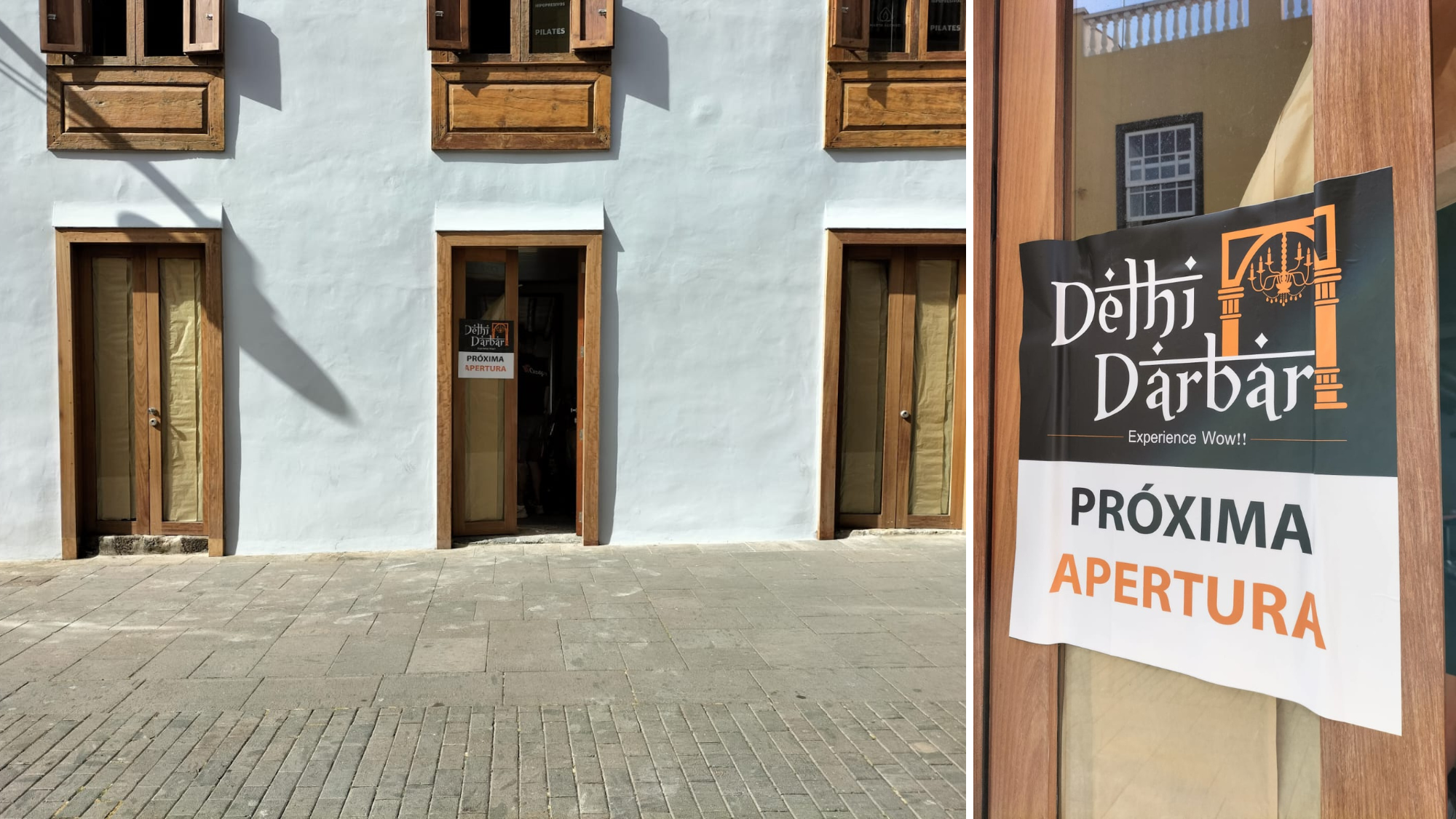 Local que Delhi Darbar está reformando en la calle Herradores de La Laguna para una próxima apertura./ ATLÁNTICO HOY