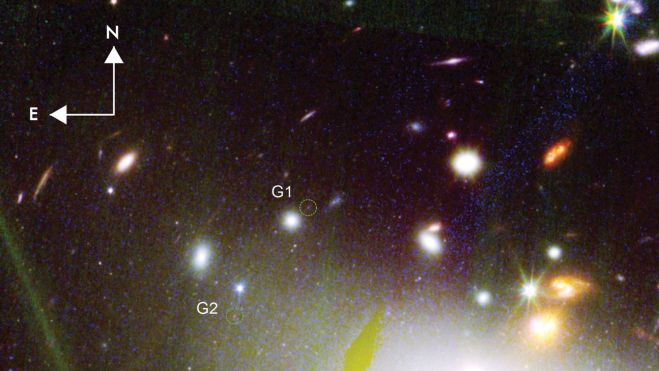 Una de las imágenes de la galaxia captadas por el telescopio 'James Webb'. / NASA