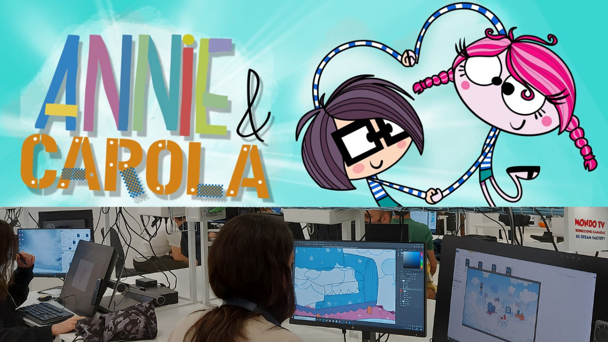 Mondo TV Studios coprodujo la serie de dibujos animados Annie & Carola./ ZEC