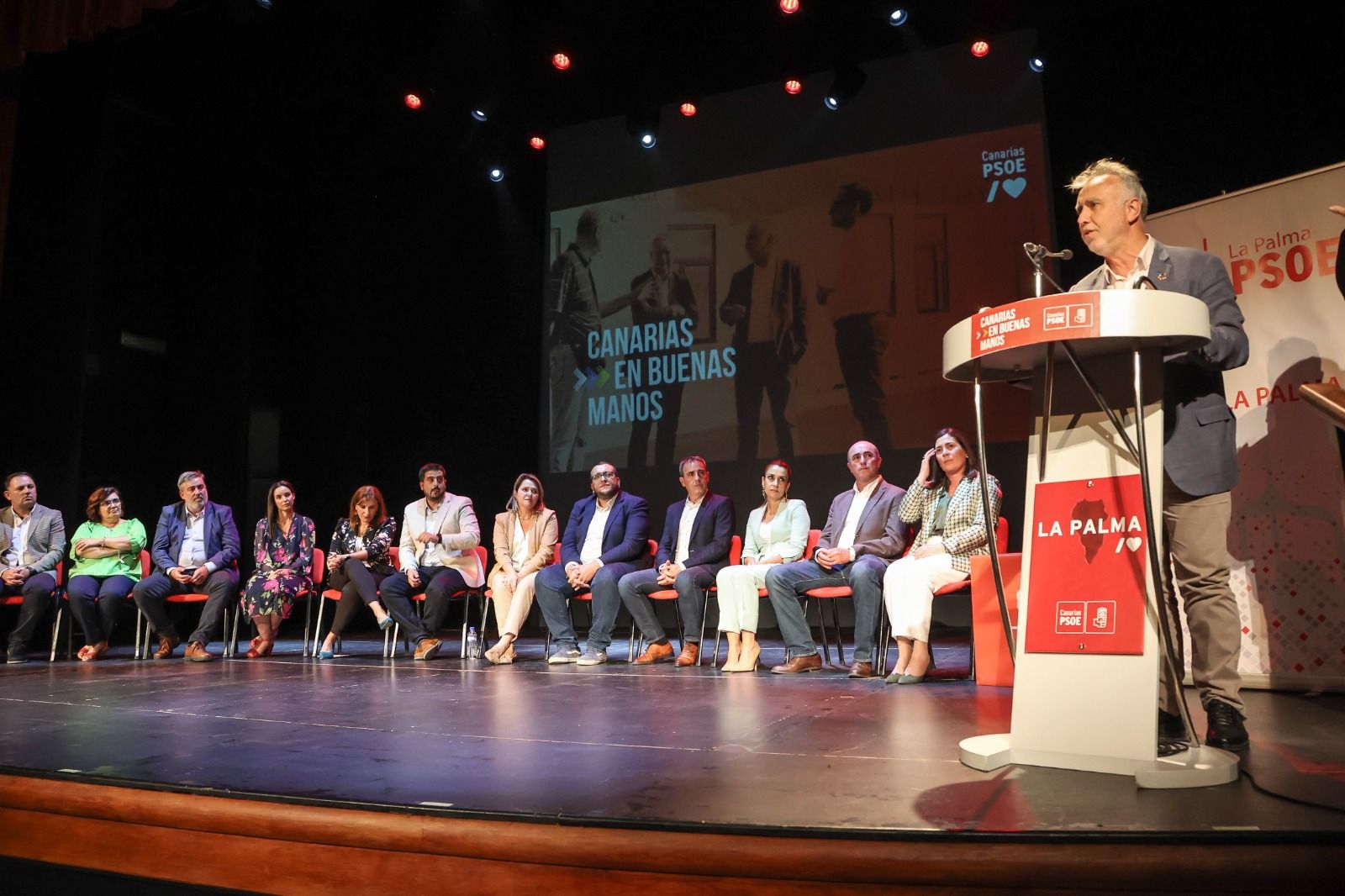 Presentación de los candidatos del PSOE a la isla de La Palma. / PSOE CANARIAS