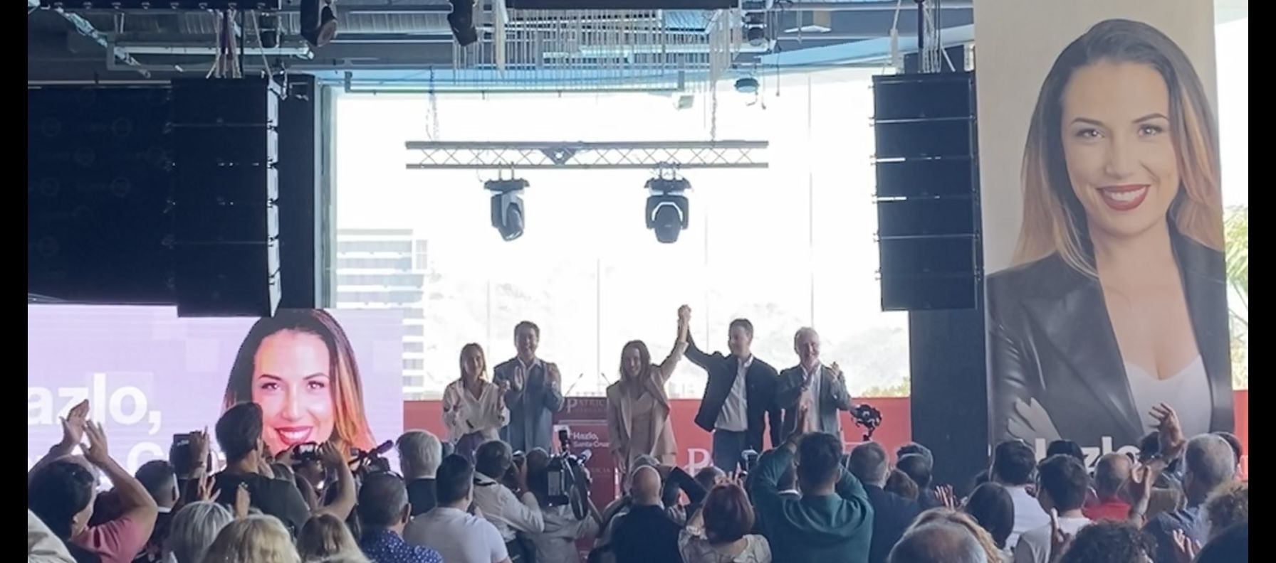 Presentación de Patricia Hernández a la alcaldía de Santa Cruz de Tenerife. / ATLÁNTICO HOY