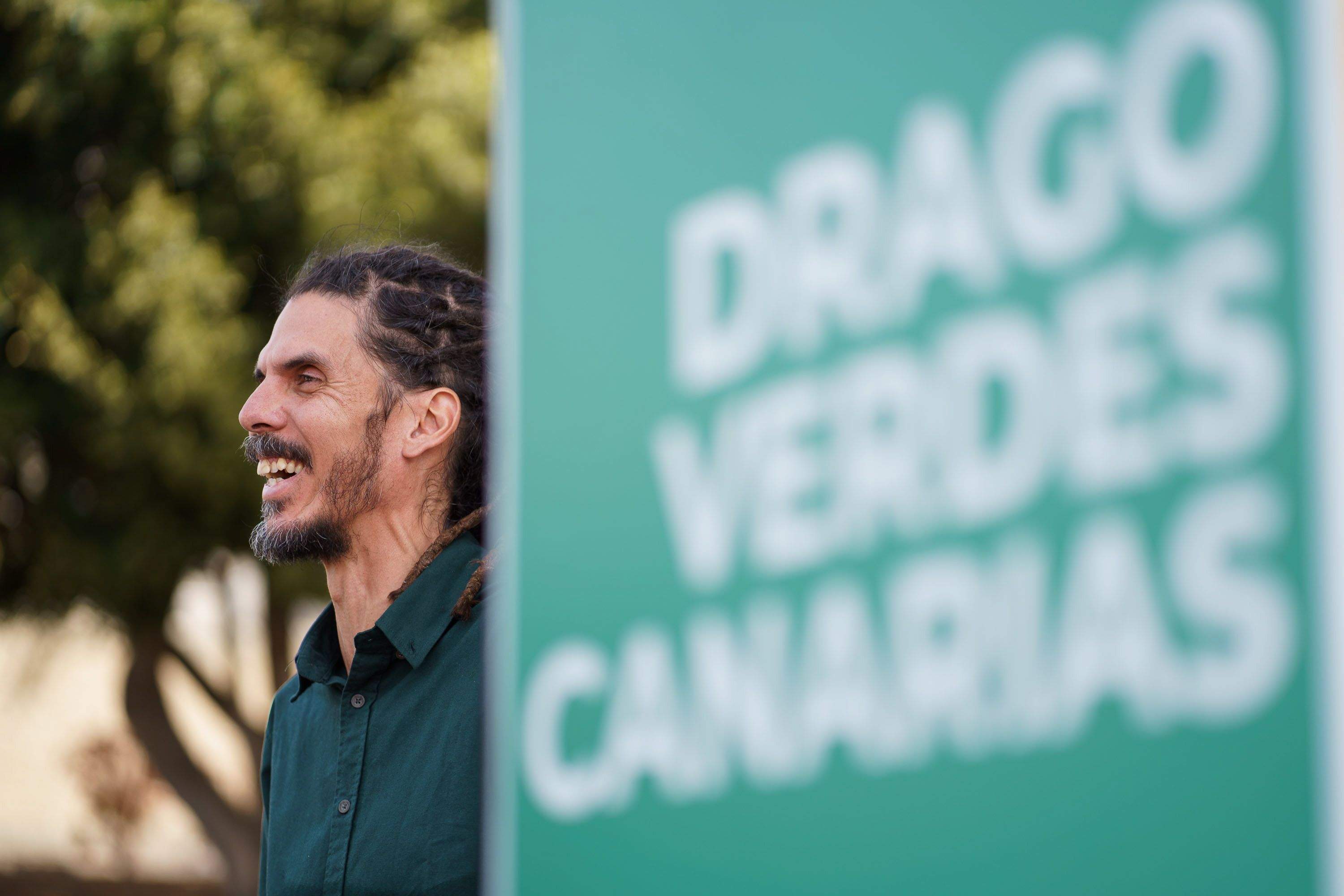 Alberto Rodríguez, durante un acto de Drago Verdes Canarias en Tenerife. / RAMÓN DE LA ROCHA-EFE