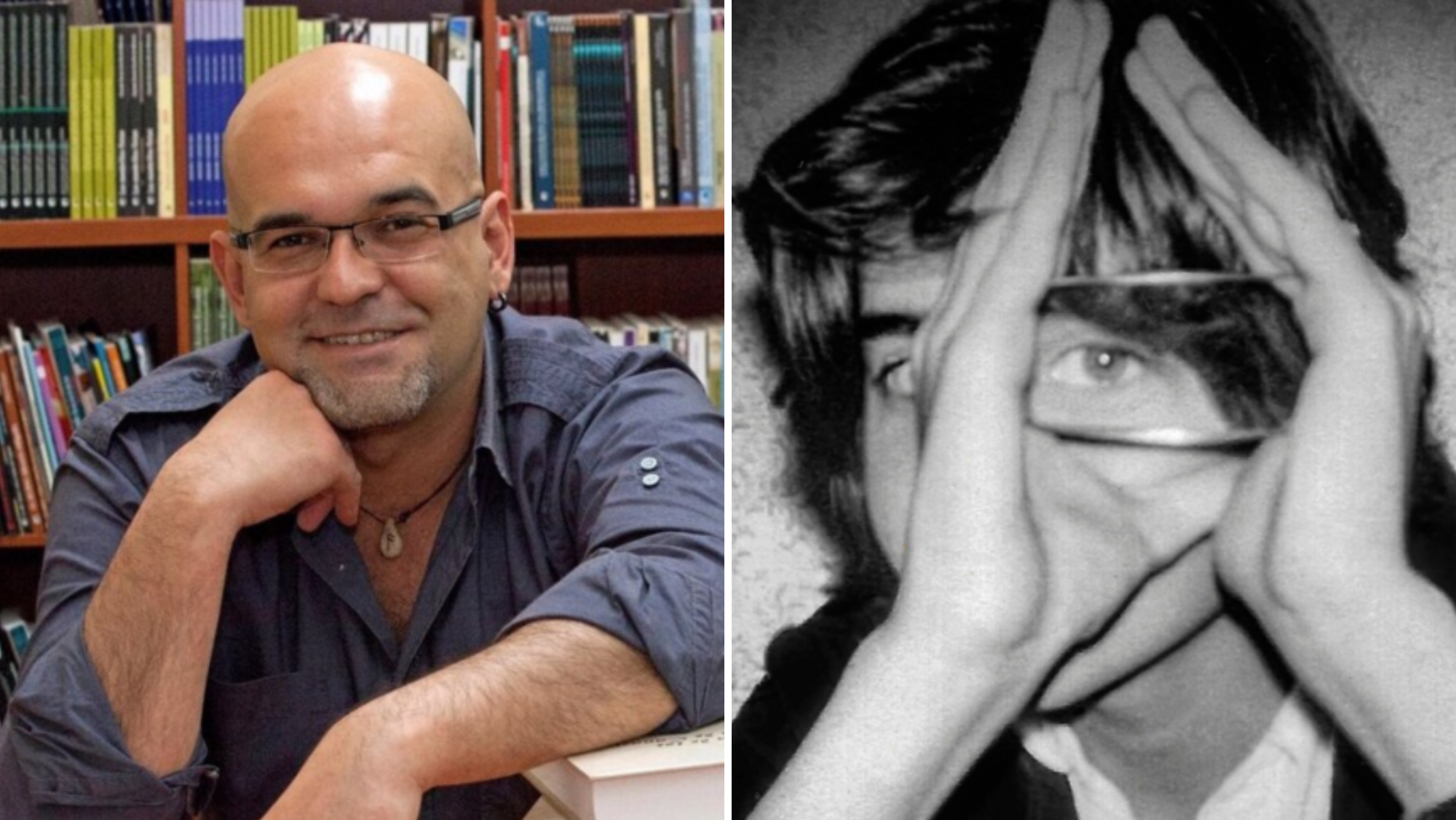 Alexis Ravelo y Félix Francisco Casanova./ AH