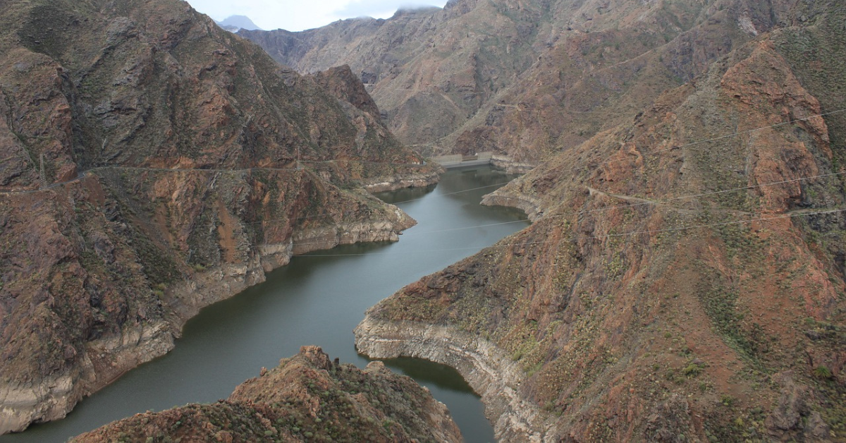 Embalse de Gran Canaria, infraestructura fundamental de los planes hidrológicos. PIXABAY