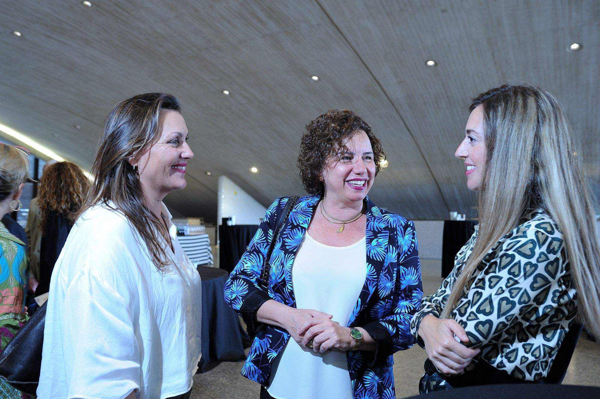 Carmen Delia Alberto (centro), ex concejala de Coalición Canaria; Patricia Lerín, protocolo de presidencia del Gobierno de Canarias