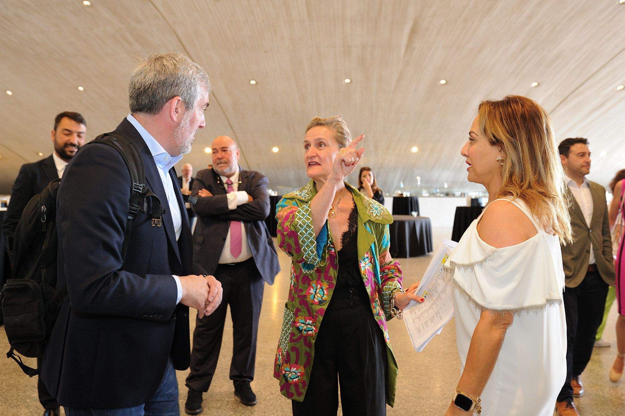 El presidente de Canarias, Fernando Clavijo, en los Premios a las Mejores Iniciativas Empresariales 2023 de Atlántico Hoy./ AH