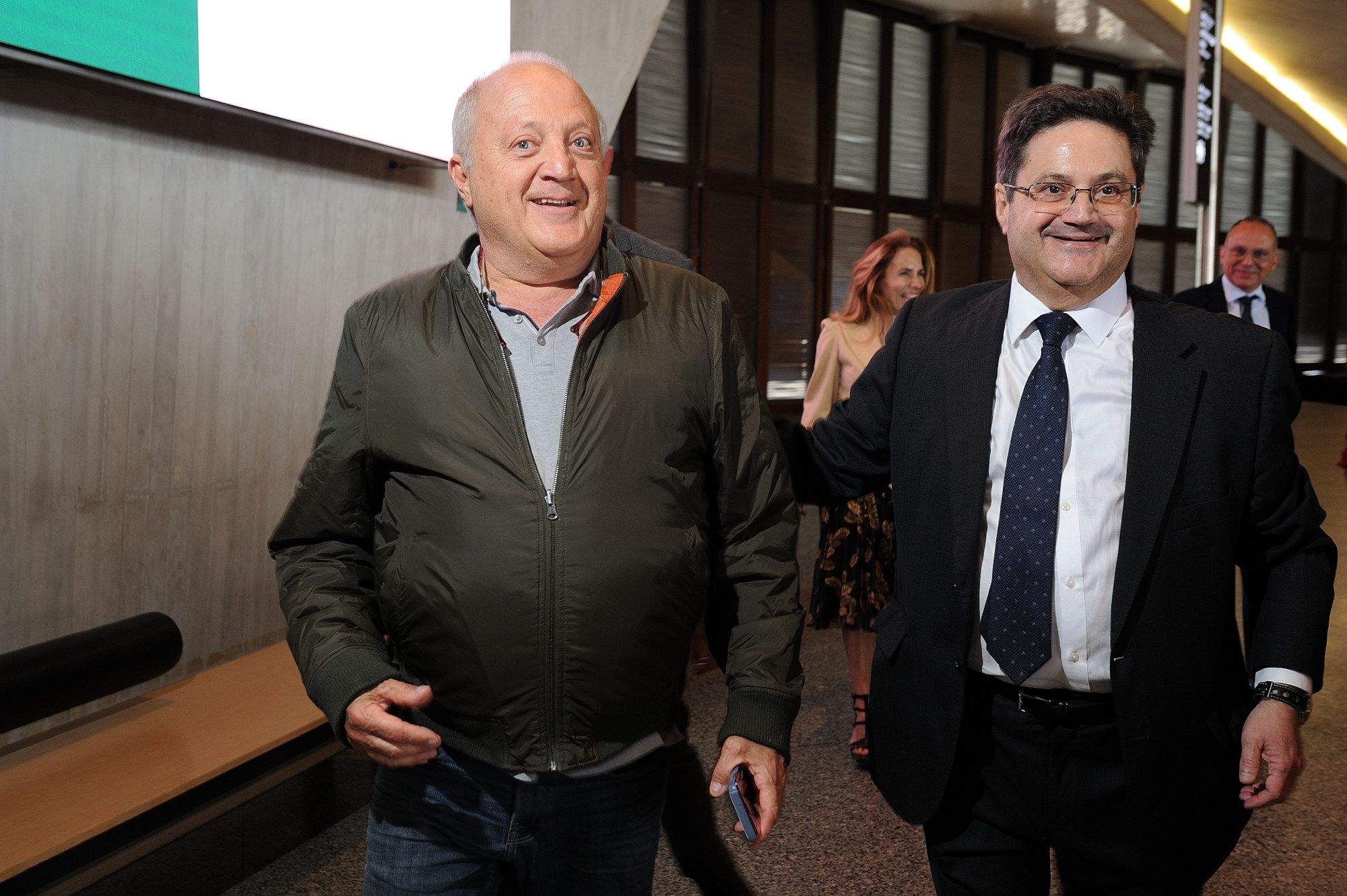 José Juan Clavijo y Corviniano Clavijo, presidente de Atlántico Hoy