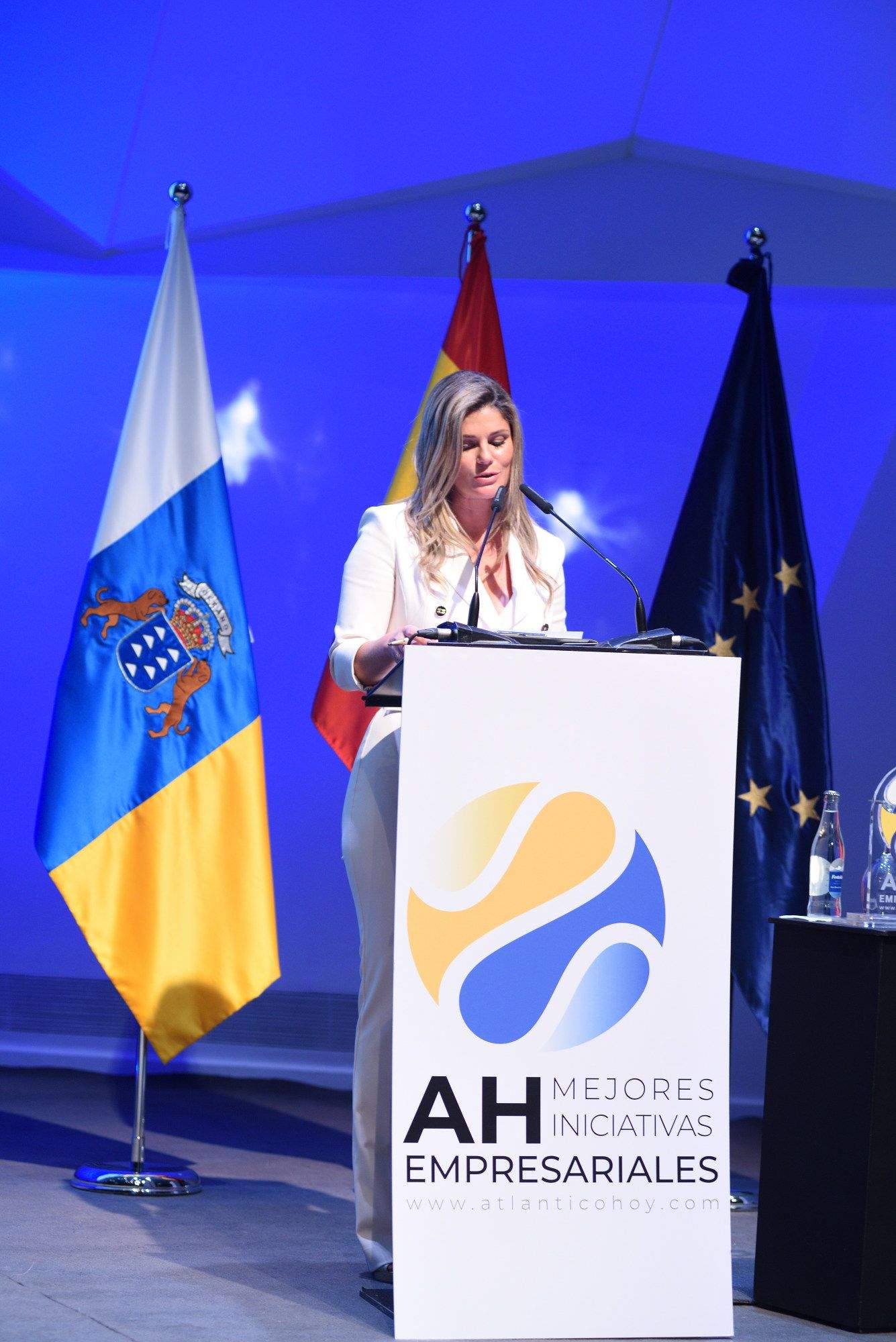 Yaiza Díaz, maestra de ceremonias de los Premios Atlántico Hoy