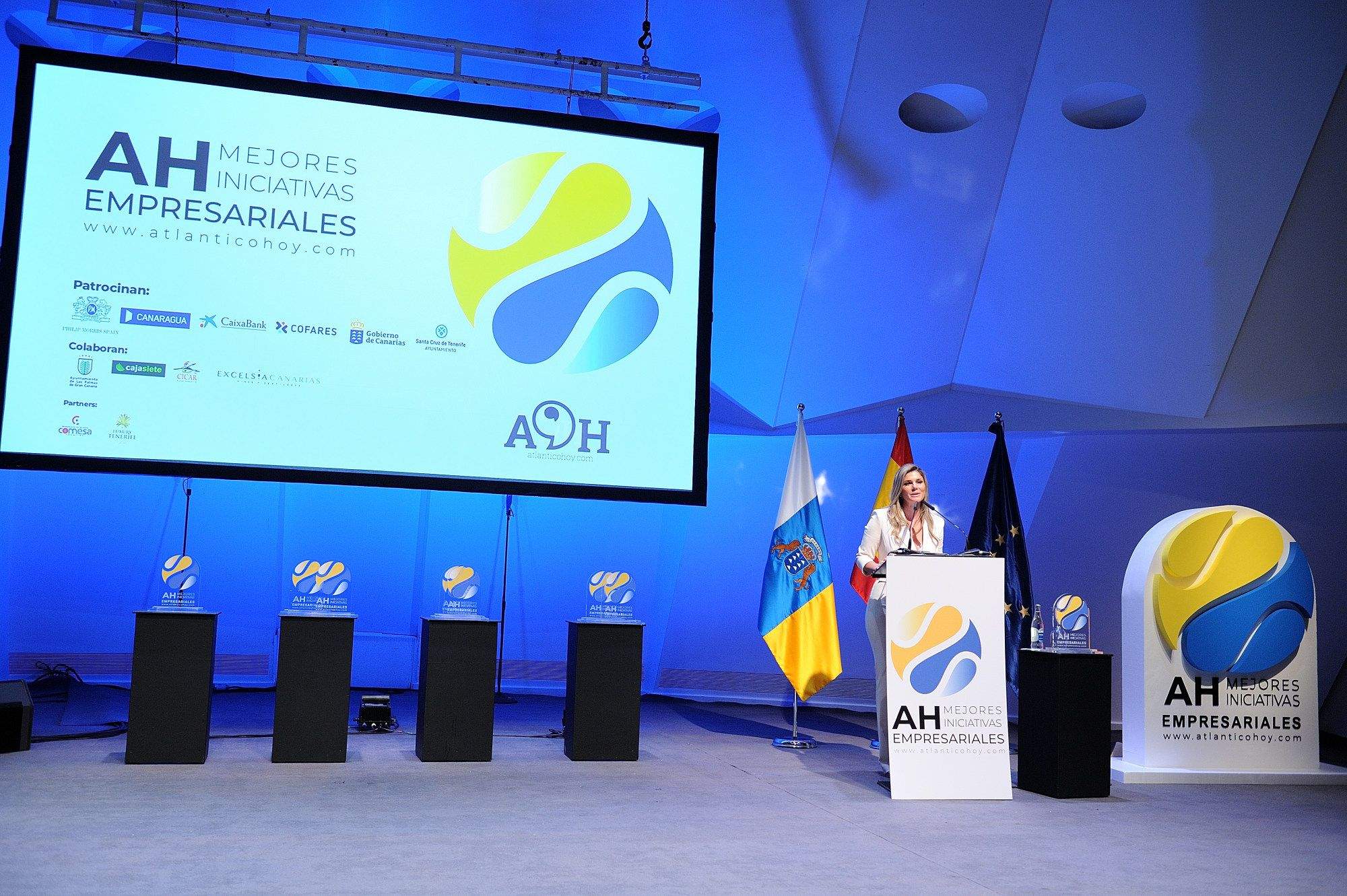 Yaiza Díaz, maestra de ceremonias de los Premios Atlántico Hoy
