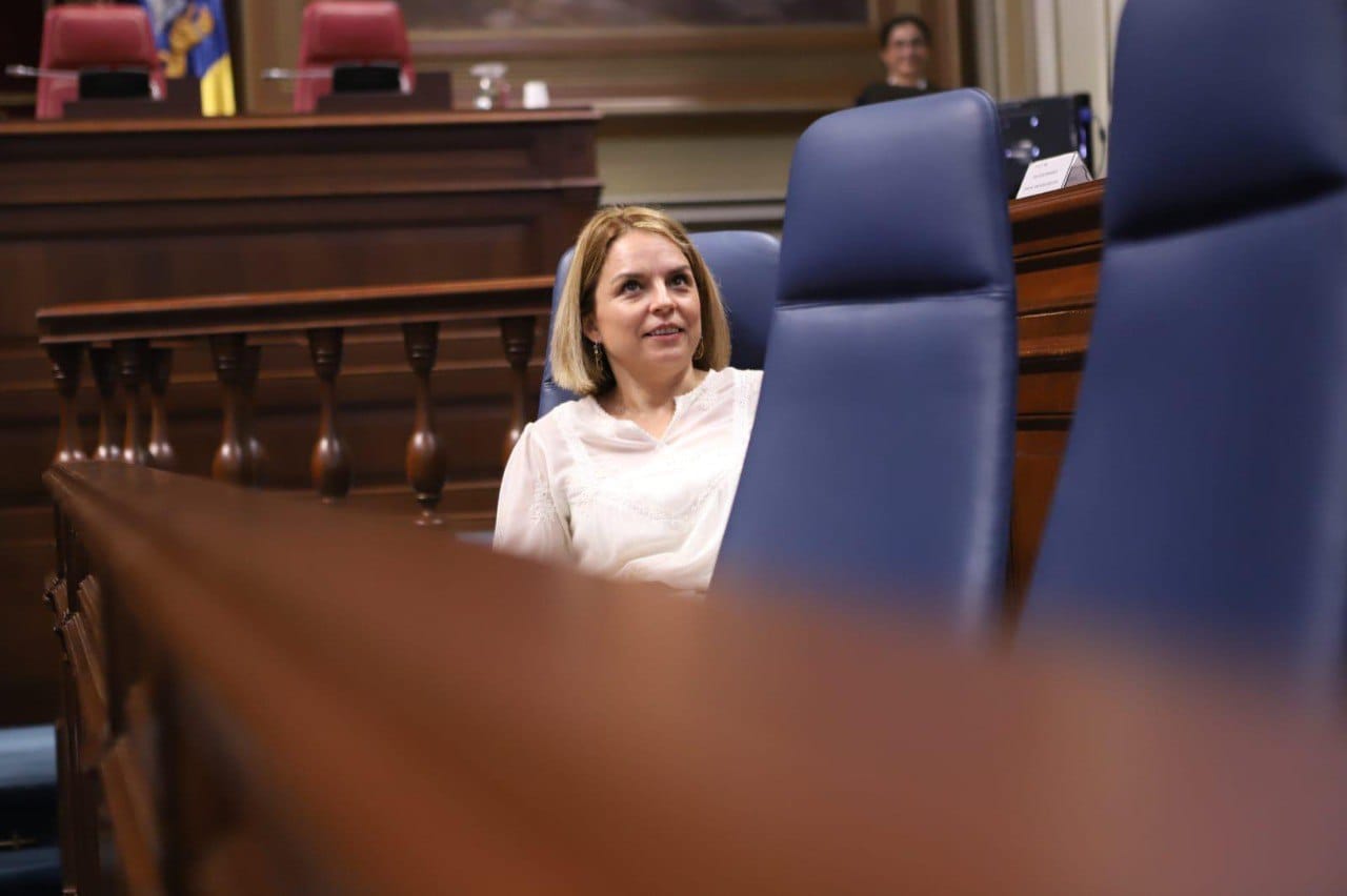 Noemí Santana, consejera de Derechos Sociales, Igualdad, Diversidad y Juventud, que ha subido las prestaciones por cuidado familiar./ CEDIDA