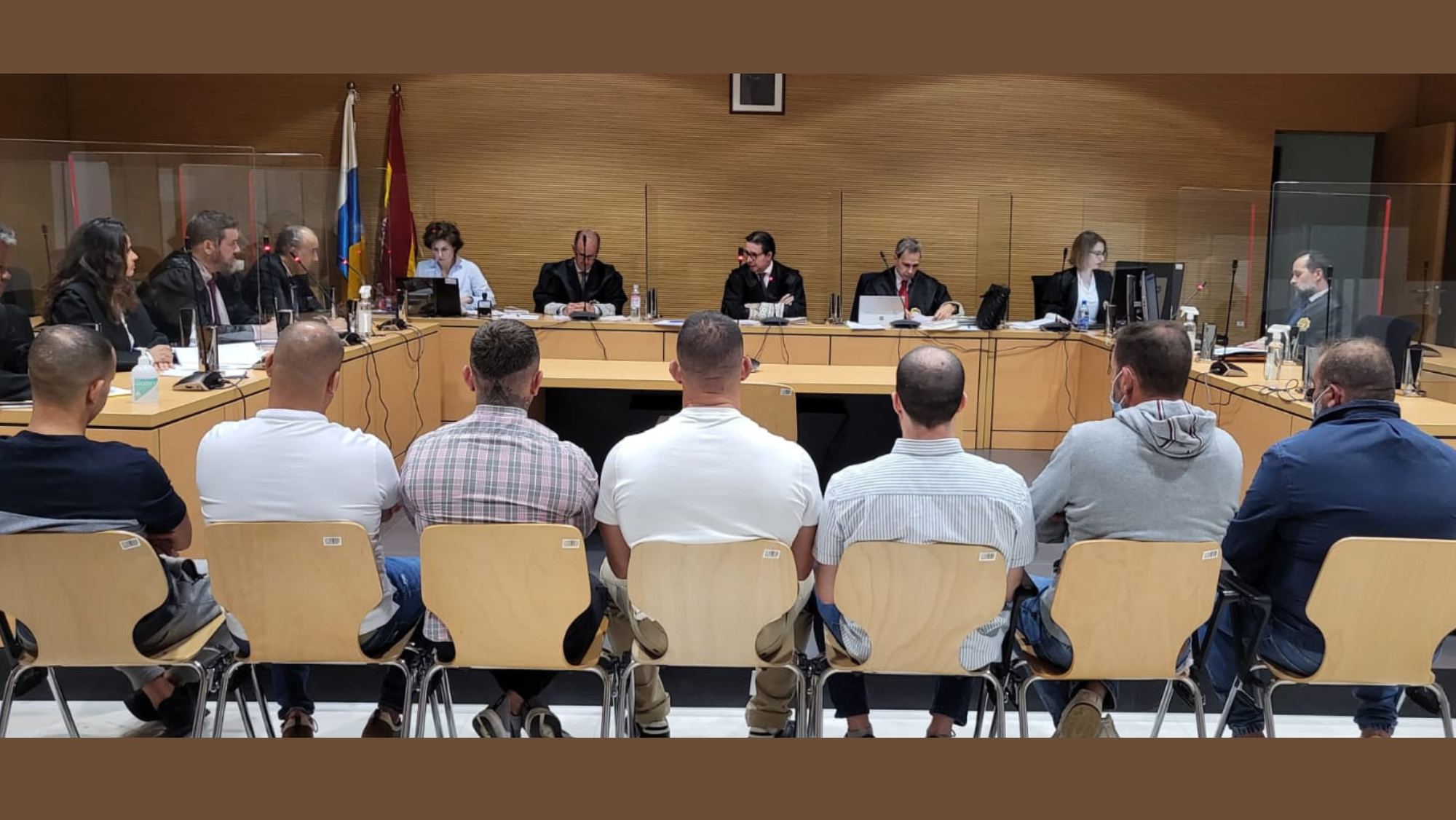 Imagen de los siete condenados por tráfico de hachís / ATLÁNTICO HOY