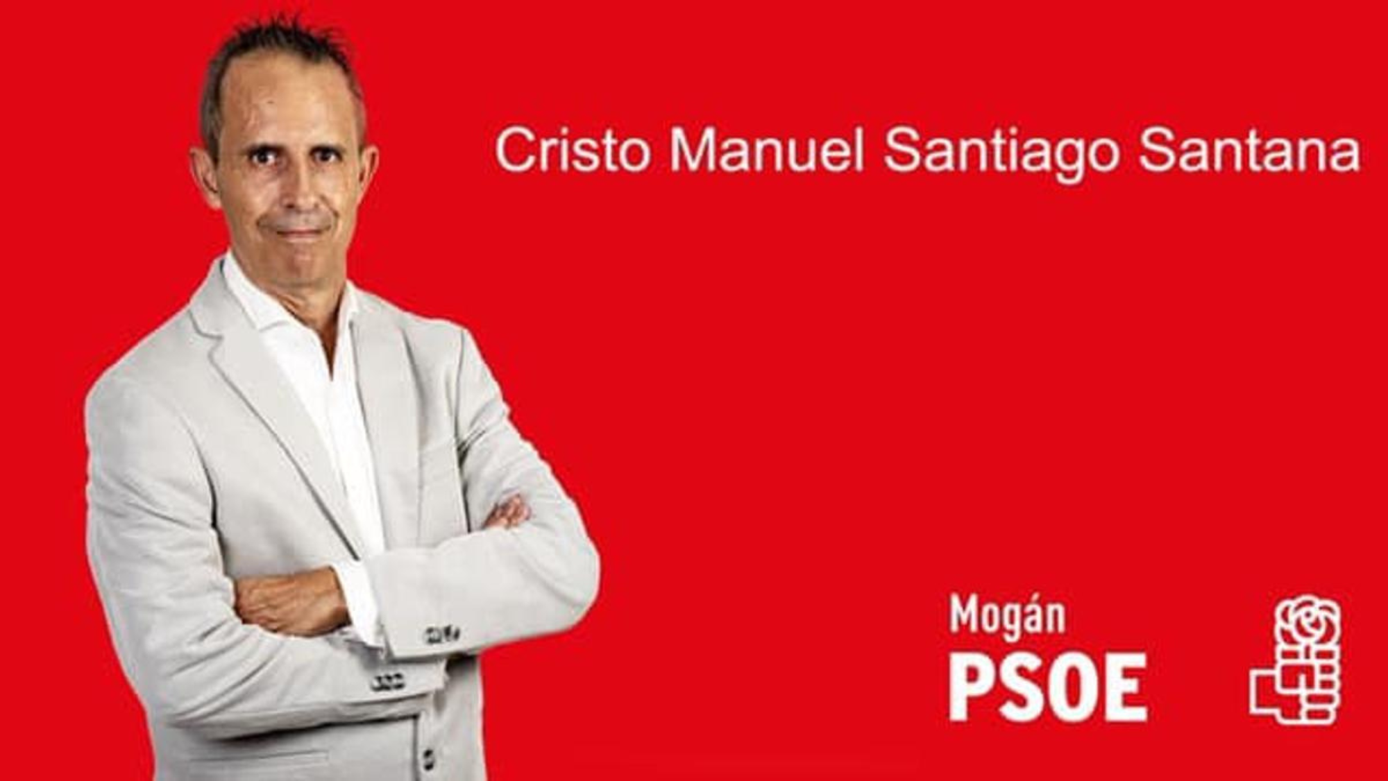 Cristo Manuel Santiago Santana como candidato del PSOE en Mogán / FACEBOOK