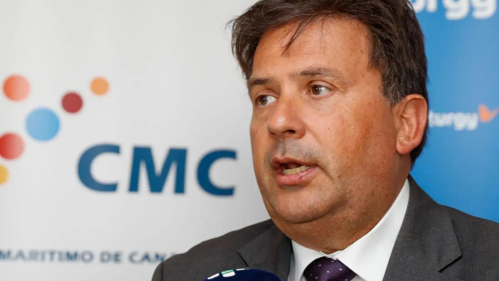 Luis Ibarra, presidente de la Autoridad Portuaria de Las Palmas. / EFE