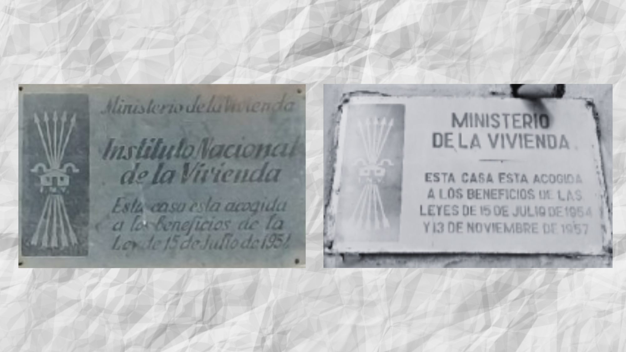 Imagen de dos placas en Las Palmas de Gran Canaria / CEDIDAS