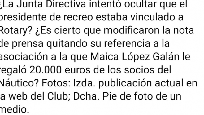 Captura de Facebook. REDES Captura de Facebook. REDES