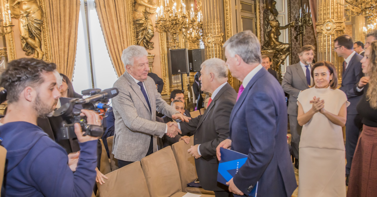 Pedro Quevedo en la reunión de la Asociación de Ciudades Colombinas / NUEVA CANARIAS