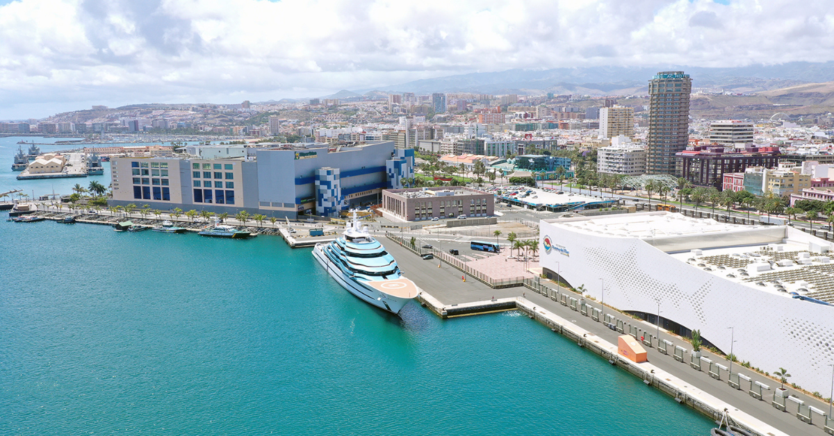 Panorámica del centro comercial El Muelle / AUTORIDAD PORTUARIA DE LAS PALMAS