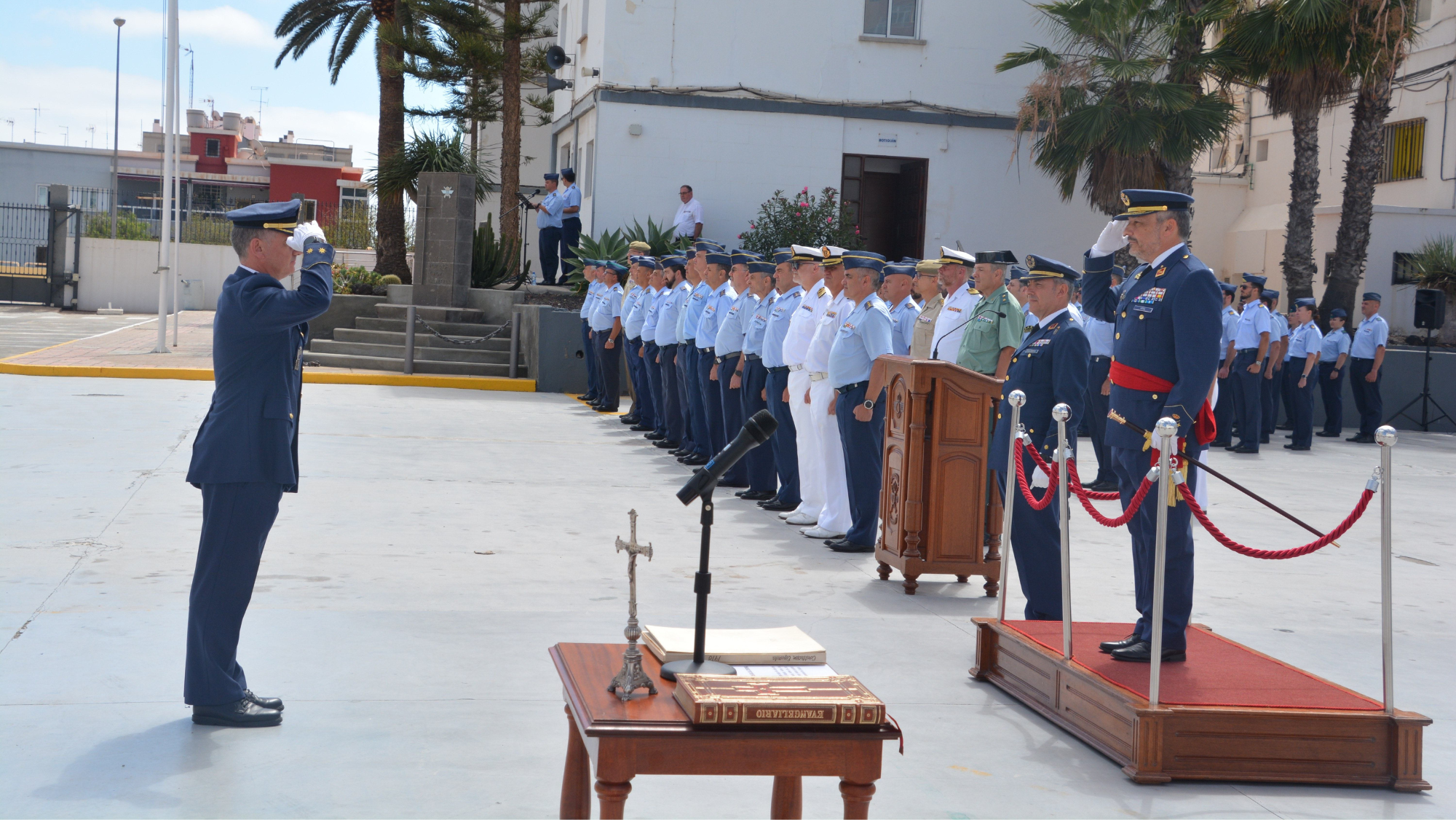 Toma posesión el nuevo coronel jefe del Mando Aéreo de Canarias, Carlos Forcano Forés / MANDO AÉREO DE CANARIAS