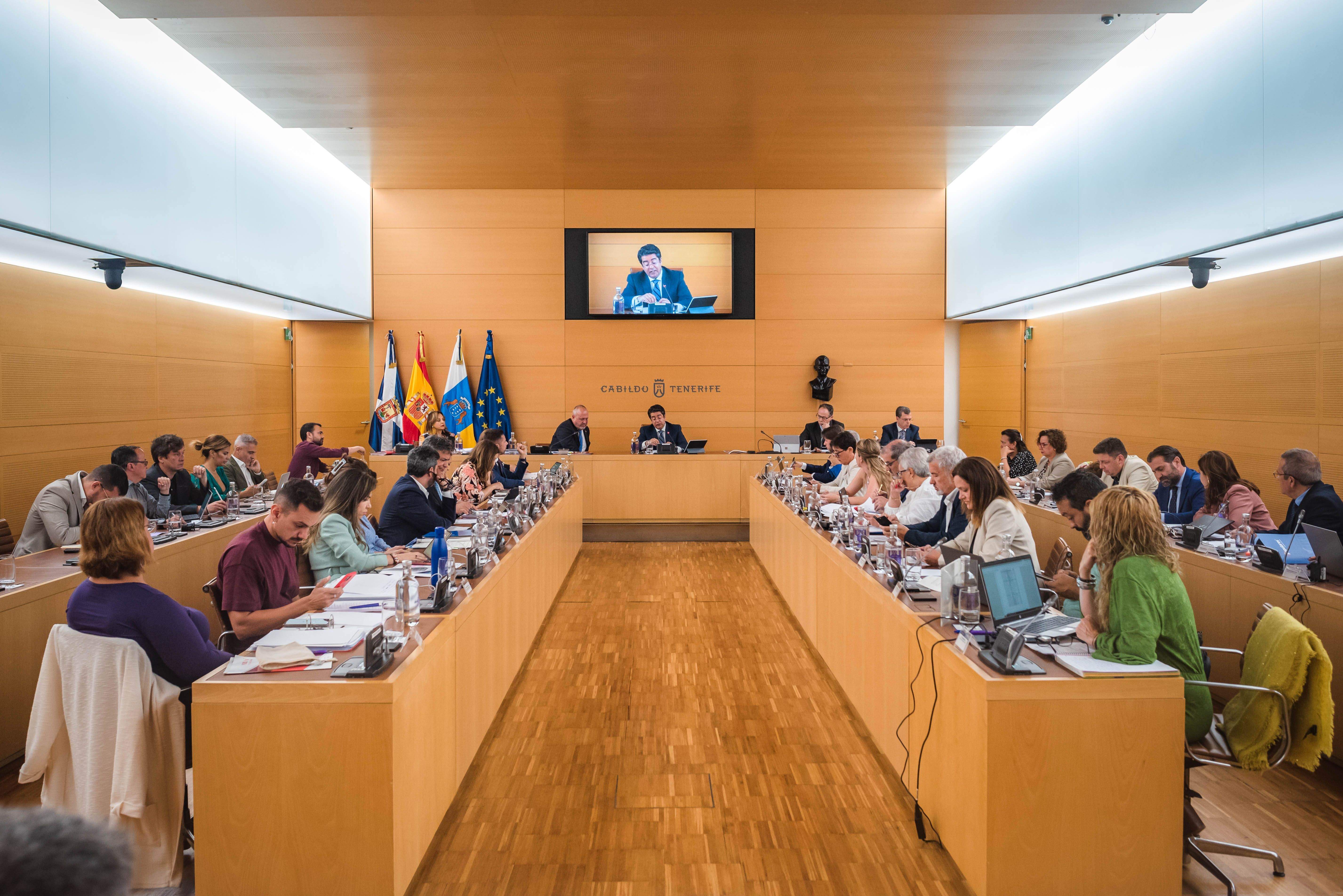 Pleno del Cabildo de Tenerife. / CABILDO DE TENERIFE 