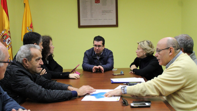 Juan Jesús Facundo durante una reunión / AYUNTAMIENTO DE ARUCAS