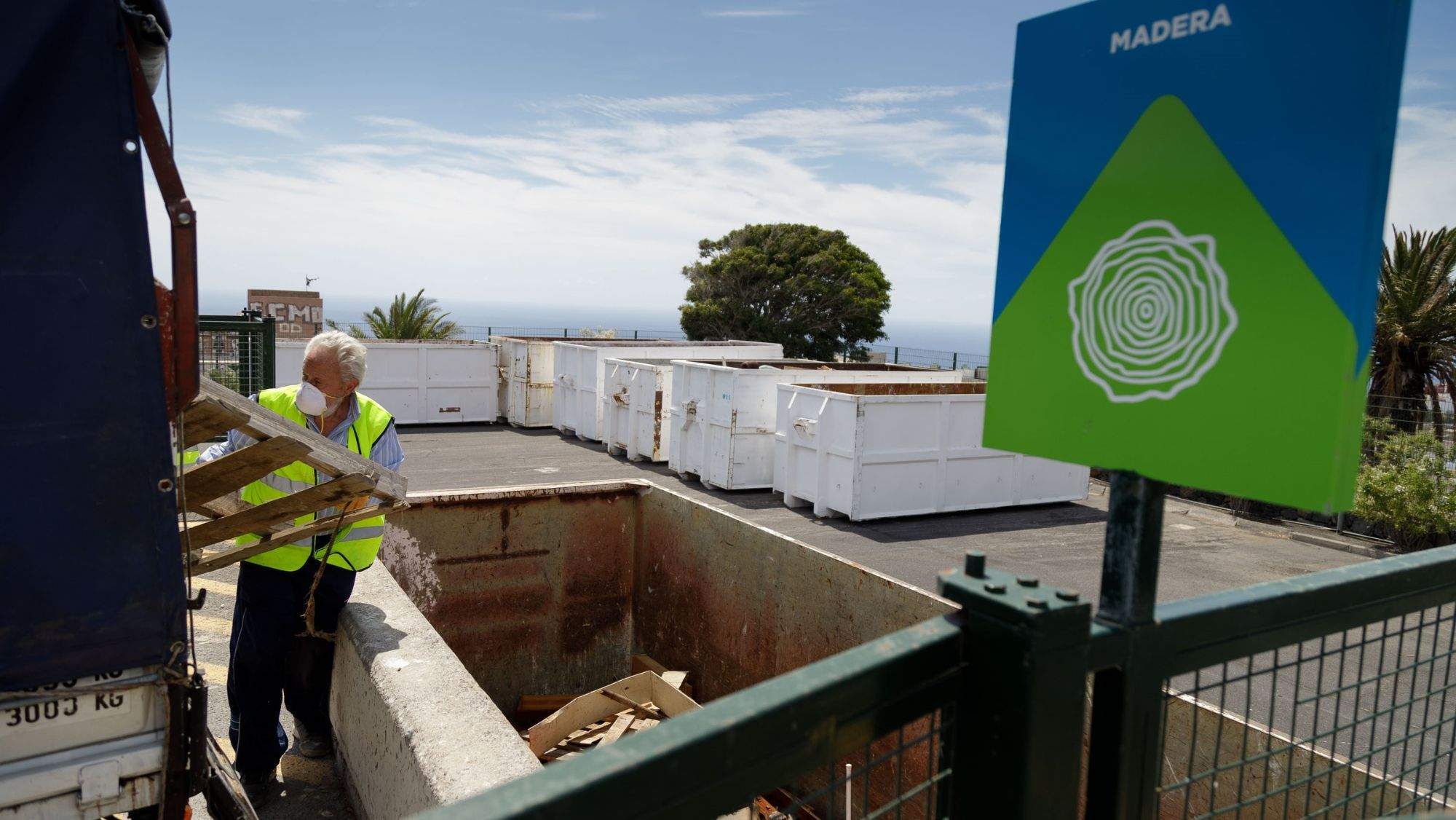 Uno de los Puntos Limpios de Tenerife. / CEDIDA