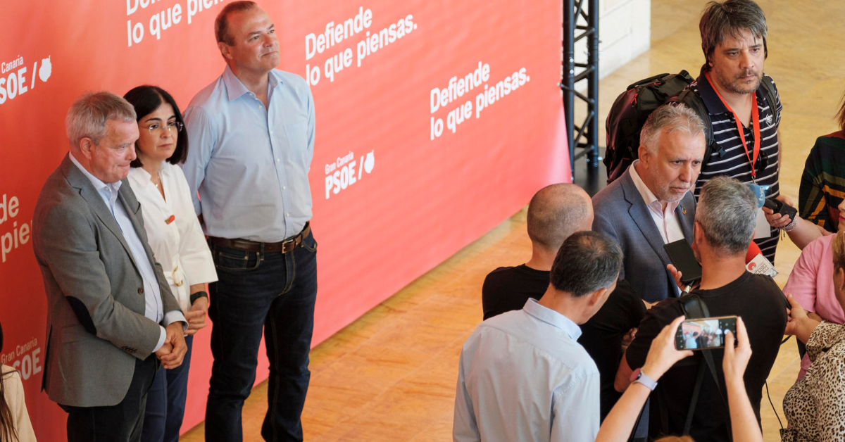 El PSOE presenta candidaturas en Gran Canaria convencido de mejorar cifras. / EFEÁngel Medina G.