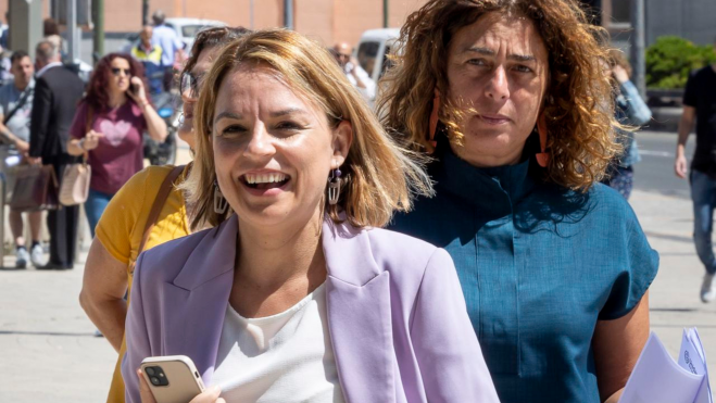 La candidata a presidenta de Canarias por la coalición Unidas Sí Podemos (Podemos, Izquierda Unida y Sí Se Puede), Noemí Santana./ QUIQUE CURBELO - EFE