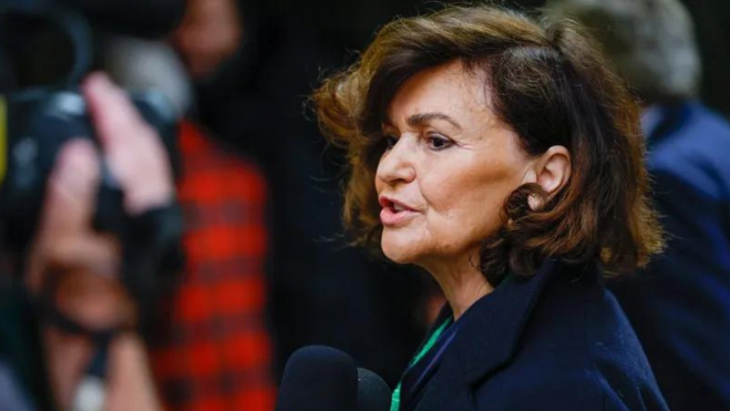 Carmen Calvo, exvicepresidenta de España / EFE