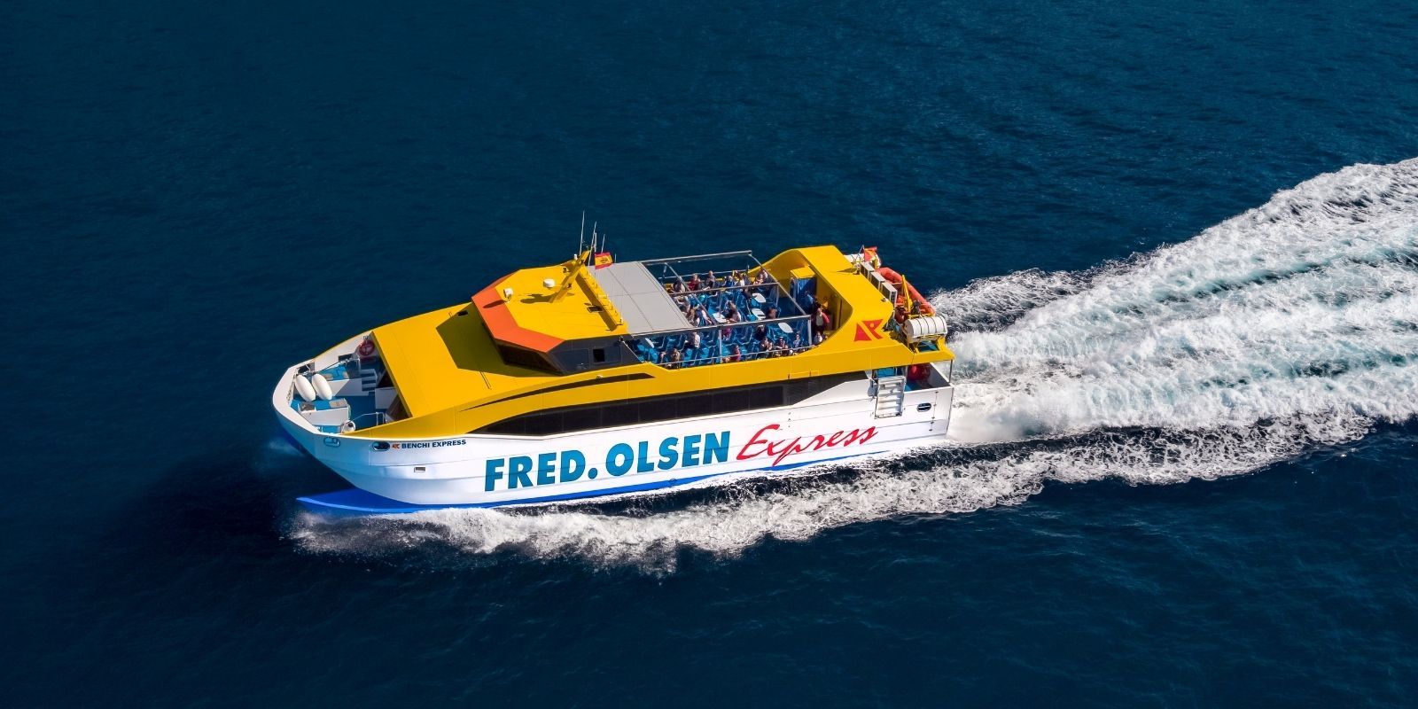 Benchi Express, el barco de Fred. Olsen que cubre la ruta entre San Sebastián y Valle Gran Rey./ FRED OLSEN EXPRESS