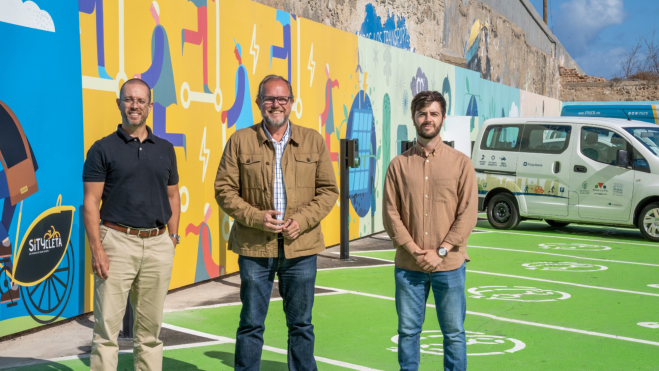 Presentación de los nuevos puntos de recarga eléctrica en El Rincón / AYUNTAMIENTO DE LAS PALMAS DE GRAN CANARIA