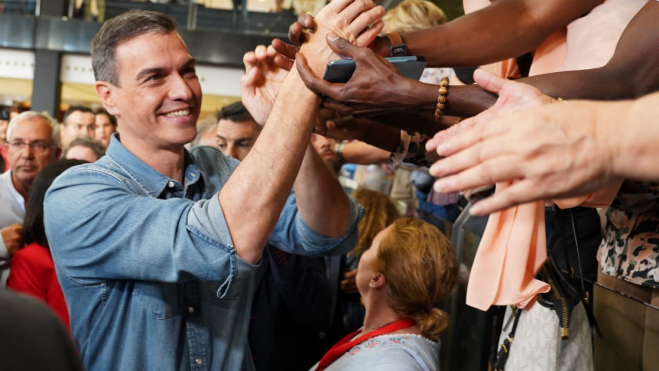 Pedro Sánchez en su visita a Las Palmas de Gran Canaria / PSOE