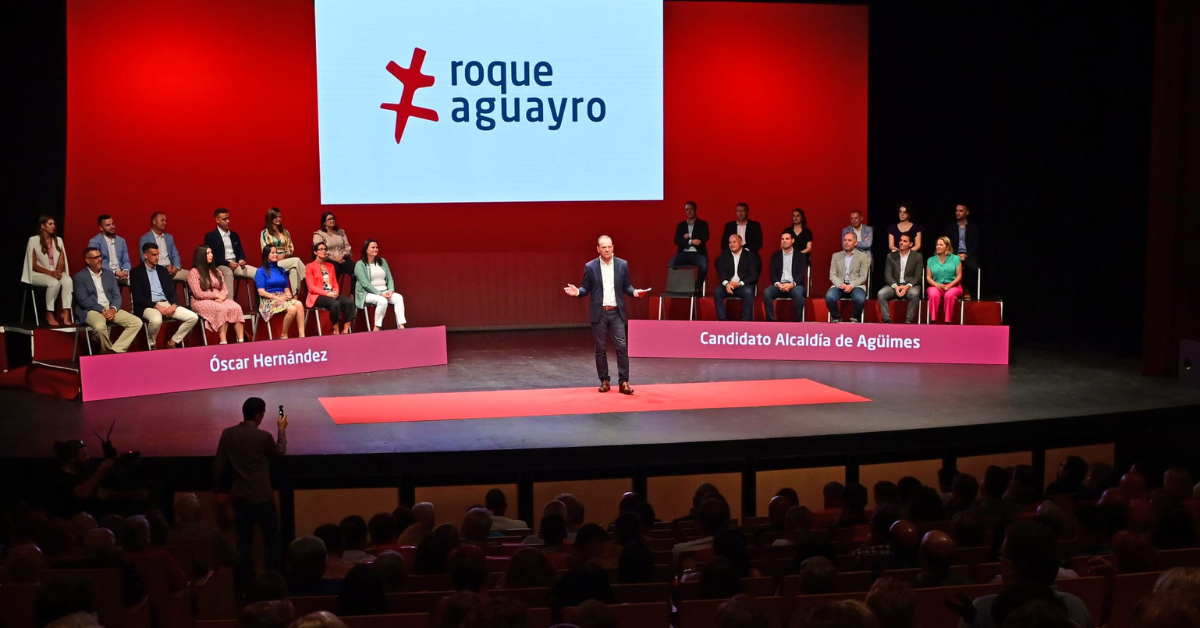 Roque Aguayro presenta a sus candidatos para las próximas elecciones del 28 de mayo