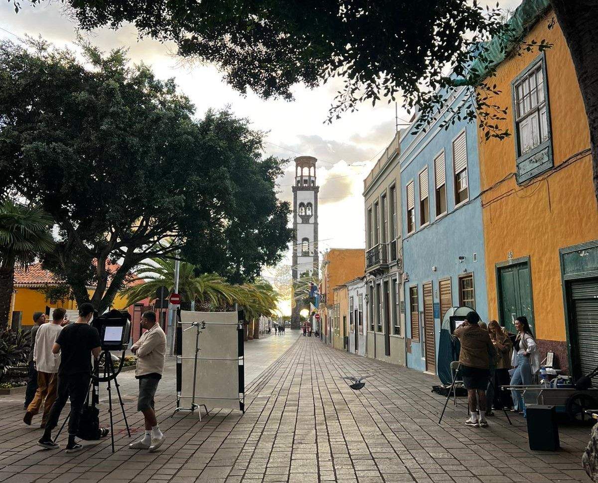 Rodaje en Santa Cruz de Tenerife./ CEDIDA