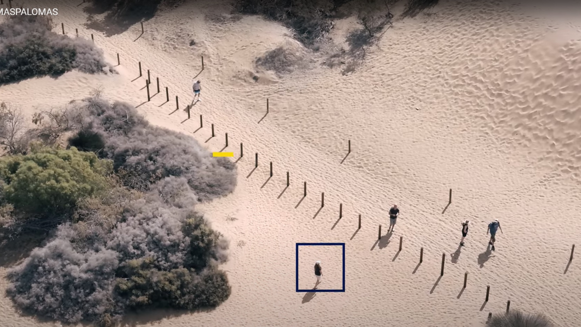 Personas fuera del sendero de las Dunas de Maspalomas / CABILDO DE GRAN CANARIA