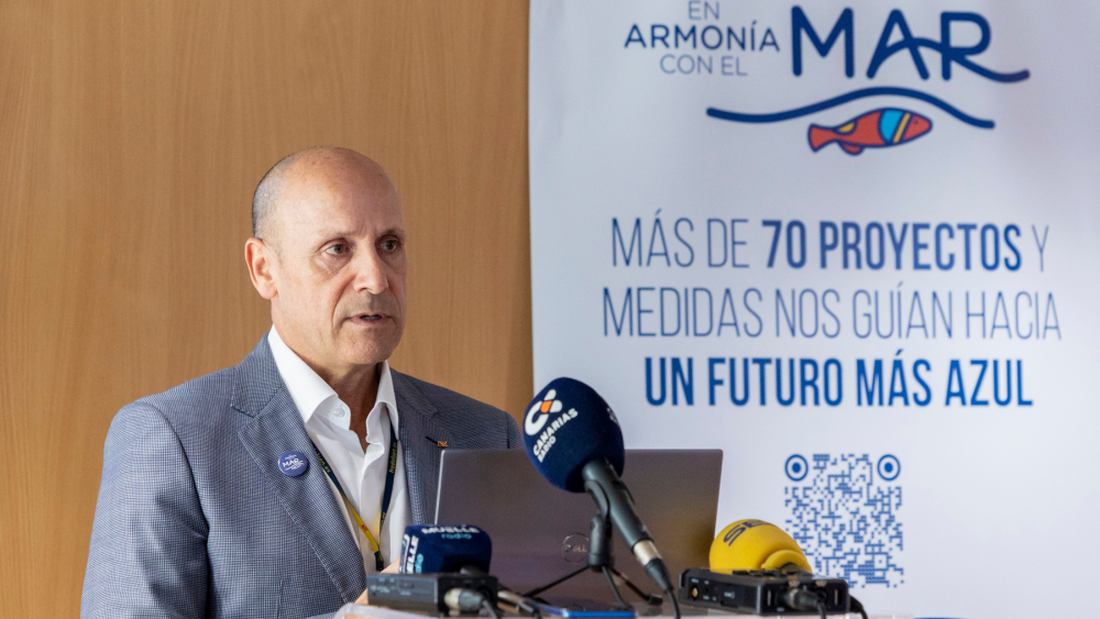 Juan Ignacio Liaño, director de la flota Fred. Olsen Express./ CEDIDA