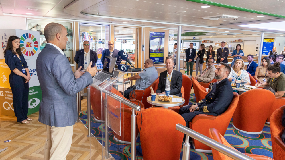 Juan Ignacio Liaño, director de la flota Fred. Olsen Express./ CEDIDA