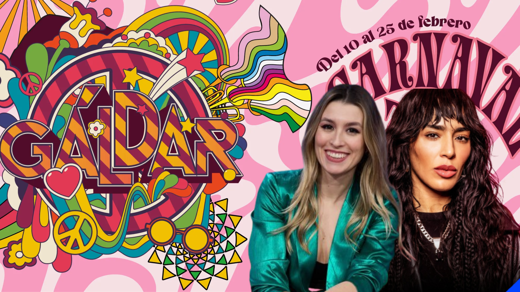 'Beef' entre Eva Soriano y Loreen en la Gala Drag Queen de Gáldar / MONTAJE ATLÁNTICO HOY