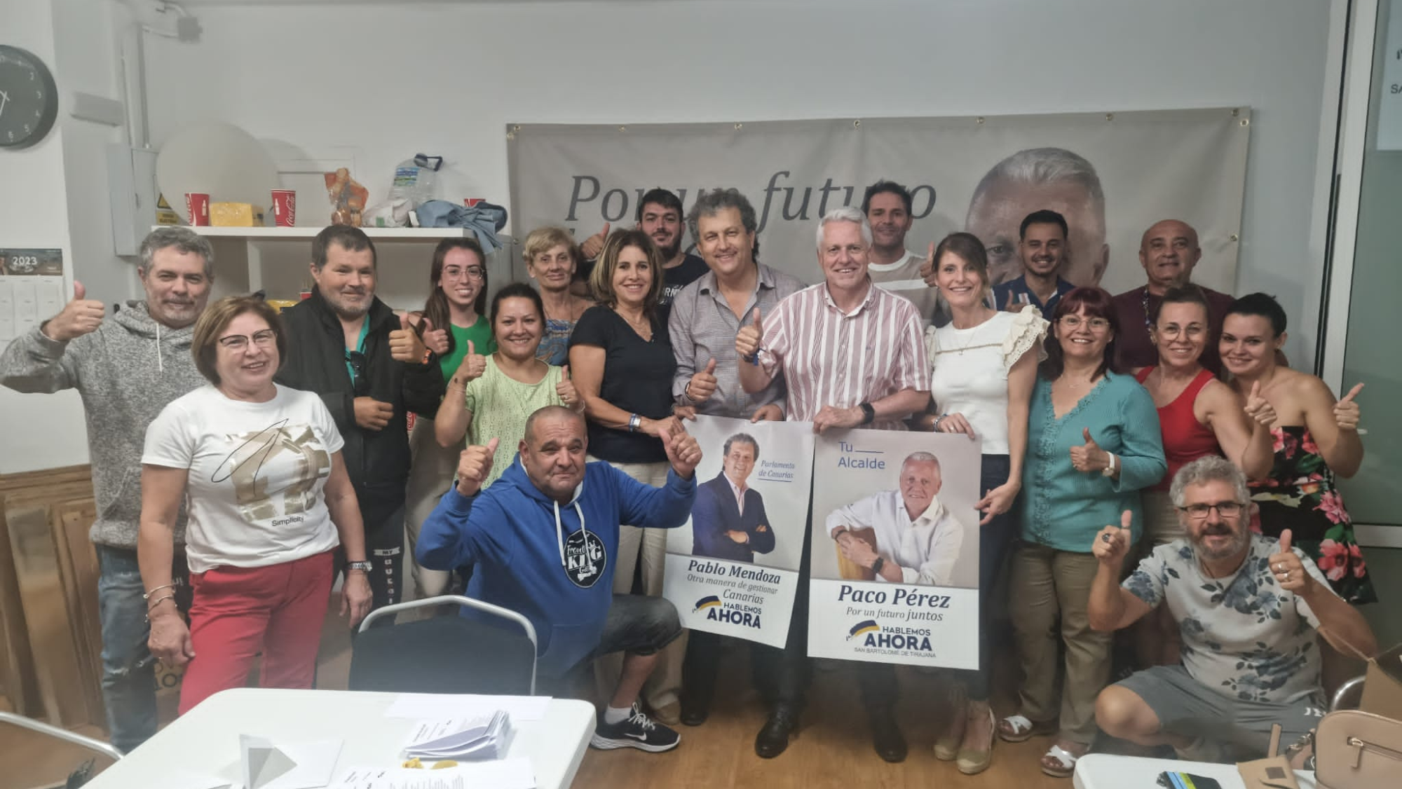 Inicio de campaña electoral de Hablemos Ahora con Paco Pérez y Pablo Mendoza / HABLEMOS AHORA