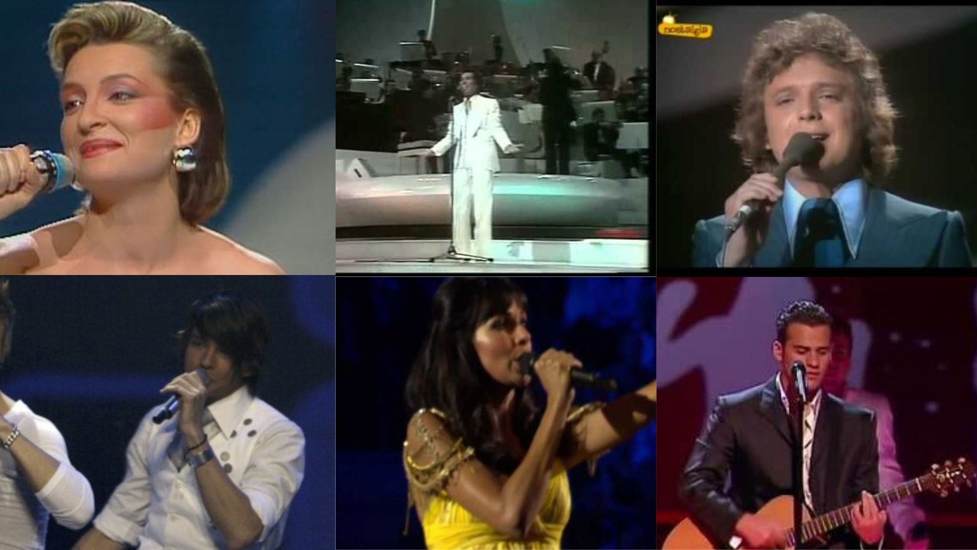 Artistas canarios en Eurovisión. / MONTAJE AH