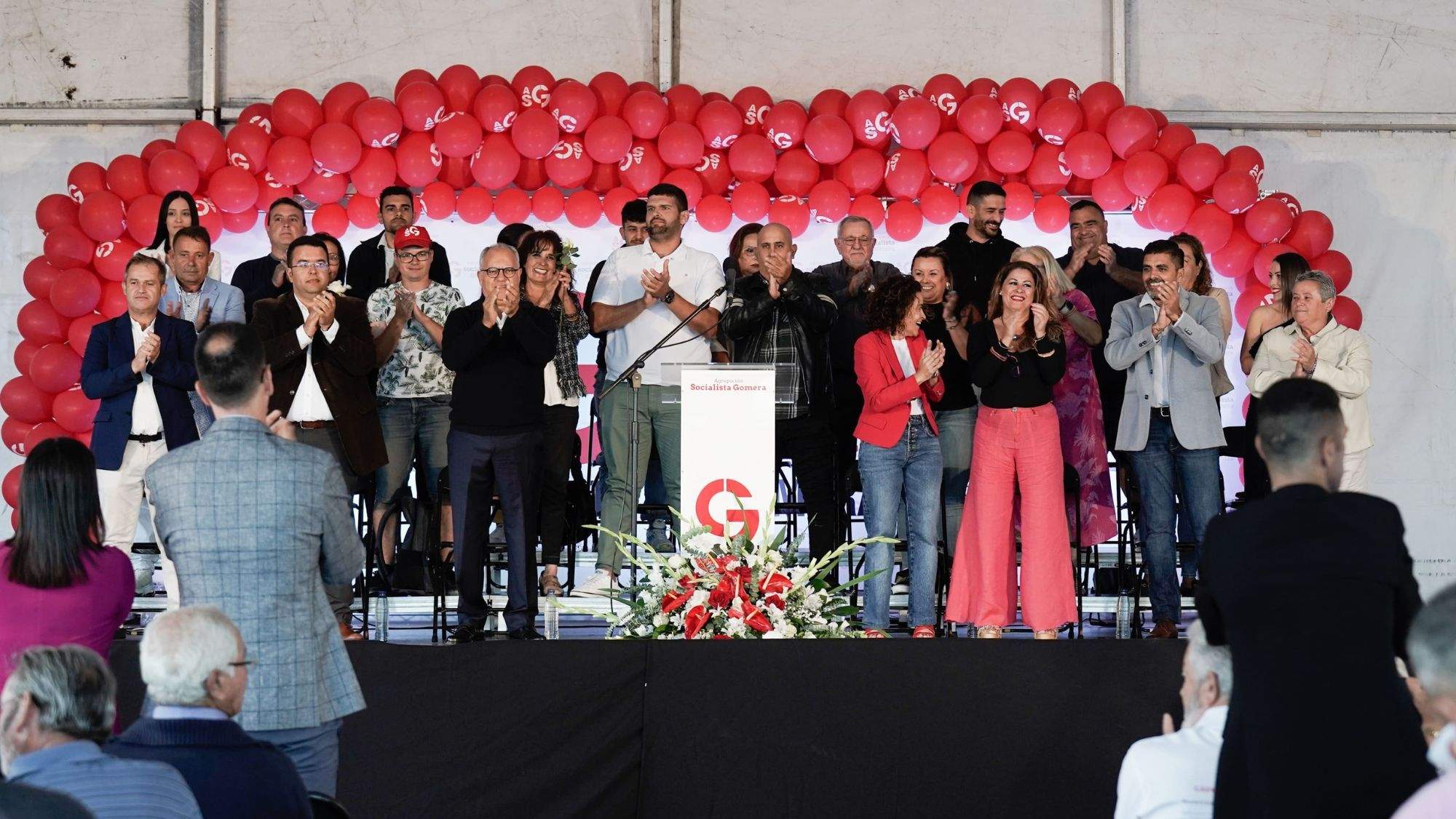 Acto de inicio de campaña de la Agrupación Socialista Gomera. / CEDIDA 