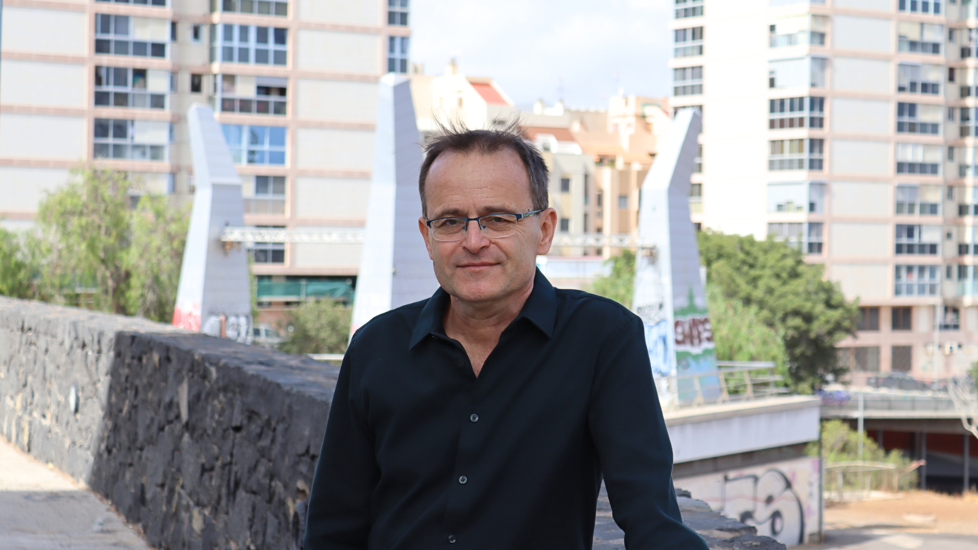 El candidato a la alcaldía por Unidas Sí Podemos al Ayuntamiento de Santa Cruz de Tenerife, Ramón Trujillo. / ATLÁNTICO HOY