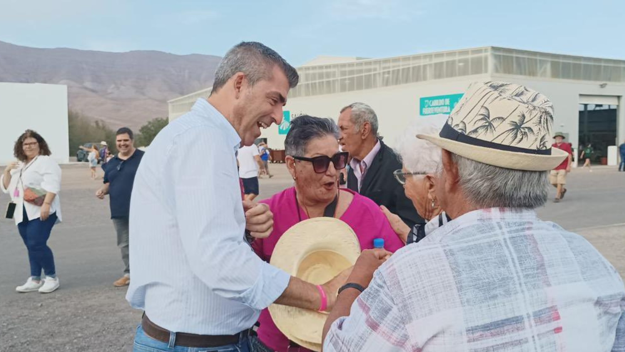 Manuel Domínguez durante su visita a FEAGA / PARTIDO POPULAR
